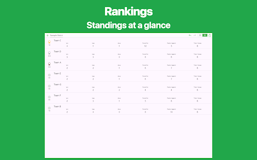 Simple MatchTable screenshot