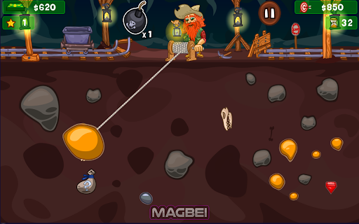Gold Miner Jack Game - Offline Game screenshot