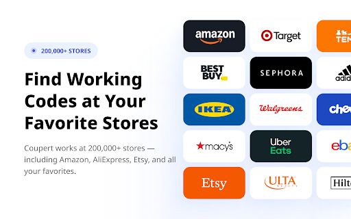 Coupert - Automatic Coupon Finder & Cashback screenshot