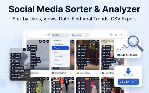 Sort Feed for TikTok & Instagram screenshot