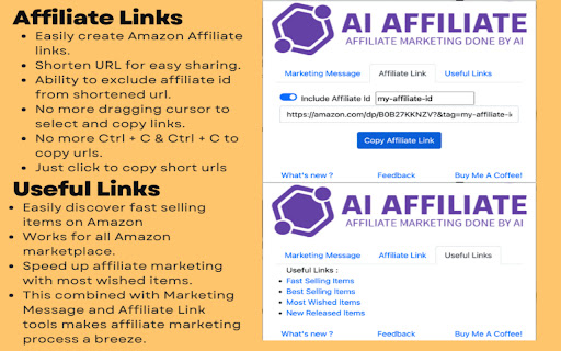 AI Amazon Affiliate Powered With Chat GPT screenshot