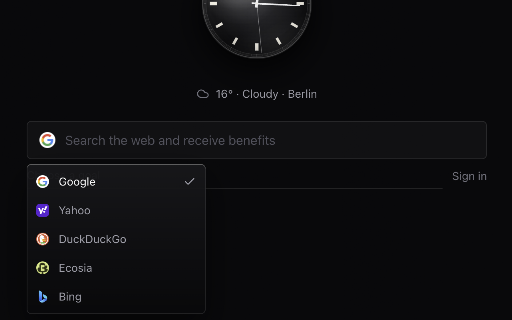 ShiftSearch screenshot