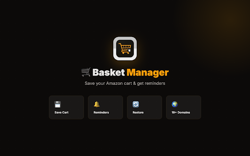 Basket Manager – Cart Saver & Reminder screenshot