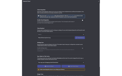 Equicord Web screenshot