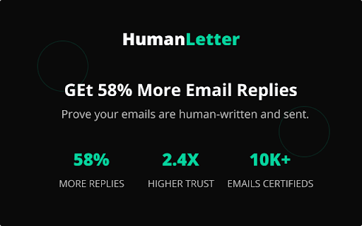 HumanLetter: Certify Your Human Touch. screenshot