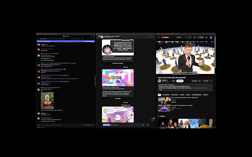 DLite - Split Screen & Popup Windows for Discord, Telegram & Web screenshot