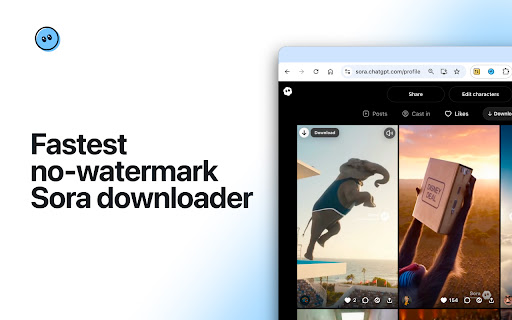 Samify (formerly Sorafy) — fastest no-watermark Sora (OpenAI) downloader screenshot
