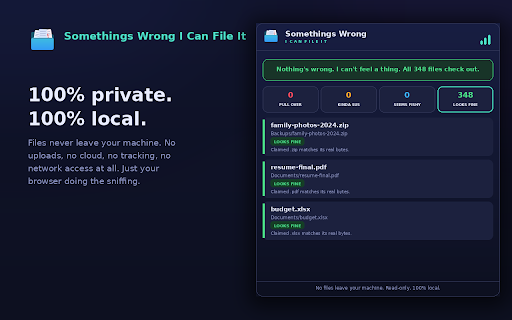 Somethings Wrong I Can File It screenshot