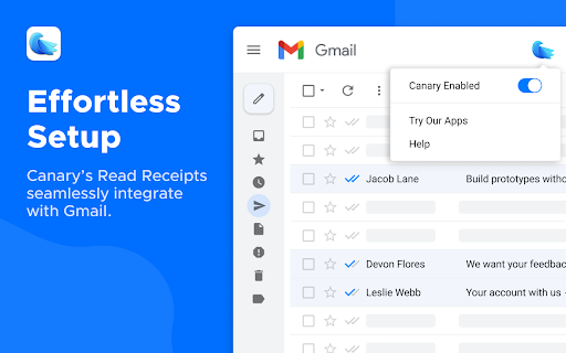 Free Email Tracker for Gmail, by Canary Mail screenshot