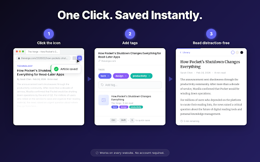 ReadLater Pro - Save Pages to an Offline Reader View screenshot