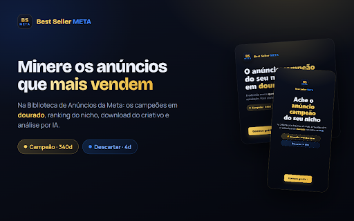 Best Seller META — Ad Library Miner screenshot
