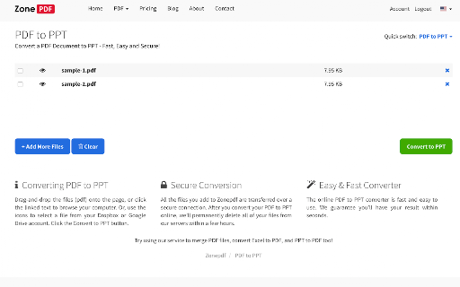 PDF to PPT screenshot