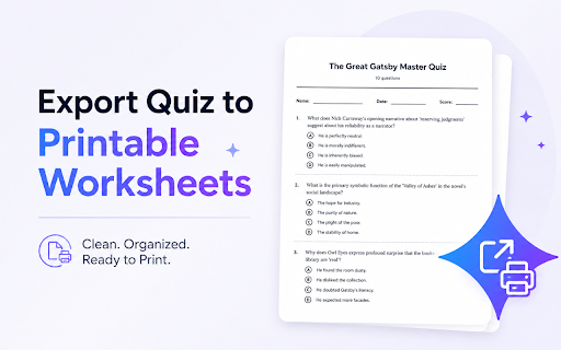 Gemini Exporter: Chat & Quiz Canvas to PDF screenshot