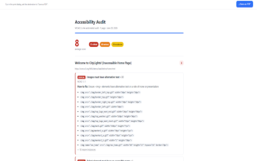 Beacon: Accessibility Checker screenshot