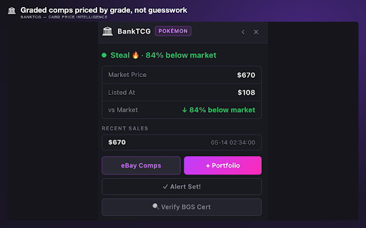 BankTCG - Card Price Intelligence screenshot