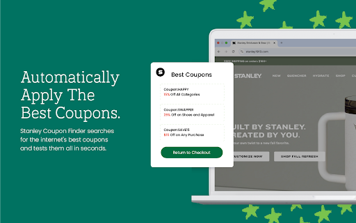 Stanley Coupon Finder - Official Coupons & Best Deals screenshot