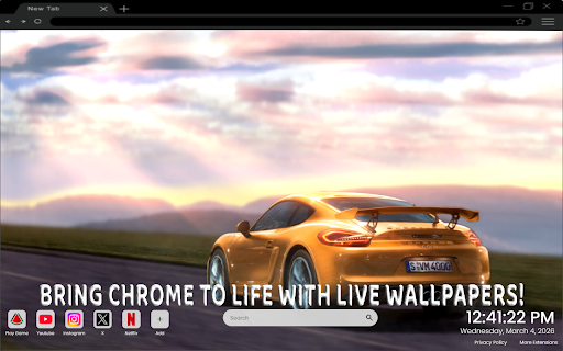 Porsche 911 GT3 RS Power live Wallpaper screenshot