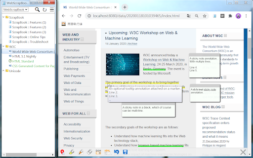 WebScrapBook screenshot