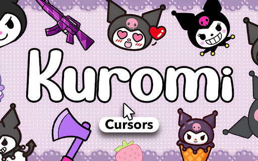 Kuromi Cursor ★ Custom Cursor for Chrome™ screenshot