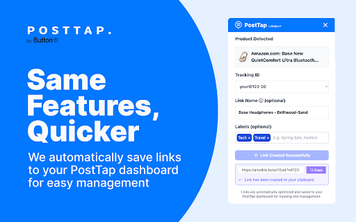 PostTap by Button screenshot