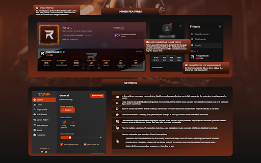 Tapit - Level up your Faceit experience screenshot