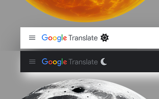 Dark Mode For Google Translate screenshot