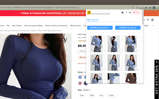 Shein Image Downloader screenshot