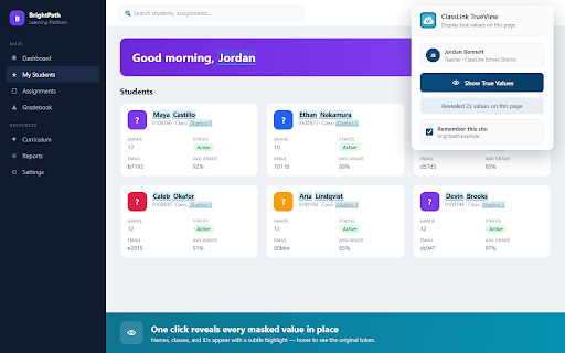 ClassLink TrueView screenshot