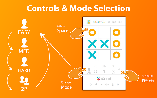 Colorful Tic-Tac-Toe screenshot
