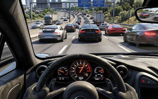 Play Traffic Car Racing 3D screenshot