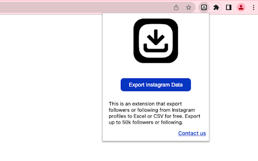 IG Follower Export Tool - IG Tools screenshot