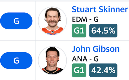 Fantasy Hockey Lines screenshot