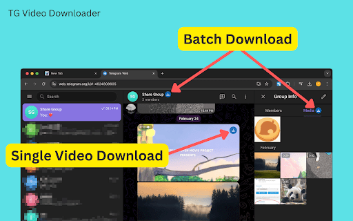 TG Video Downloader - Batch Download Telegram Videos screenshot