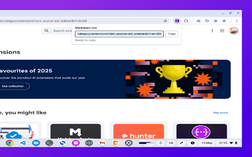 Convert URL to Markdown Link screenshot