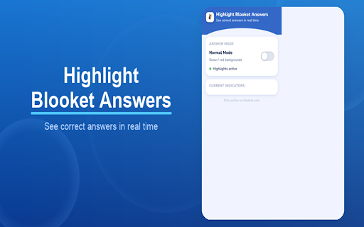 Highlight Blooket Answers screenshot