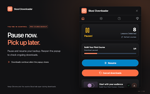 Skool Videos Downloader - Skool Courses Downloader screenshot