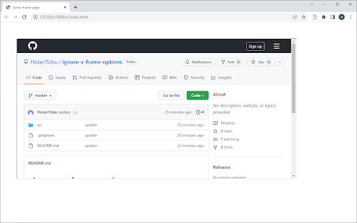 ignore-x-frame-options screenshot