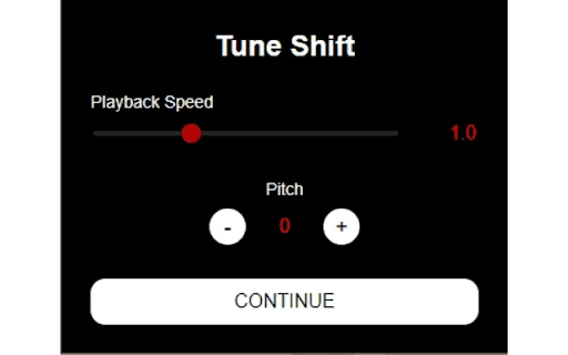 Tune Shift screenshot