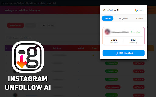 Instagram Unfollow AI - Manage Unfollowers Effortlessly screenshot