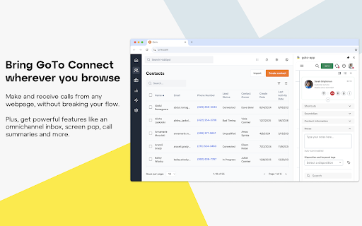 GoTo for Google Chrome screenshot