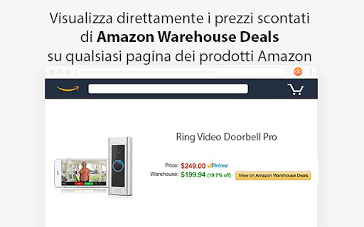 Amazon Warehouse Deals Finder screenshot