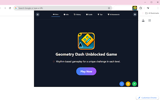 Geometry Dash Unblocked Game screenshot