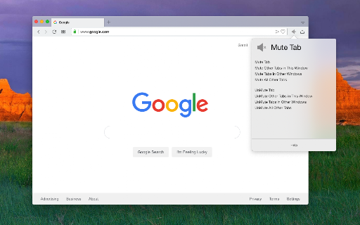 Mute Tab screenshot