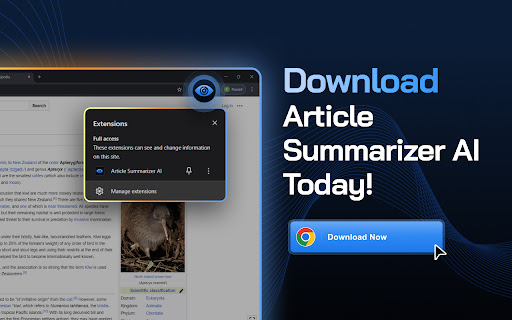 Article Summarizer AI screenshot