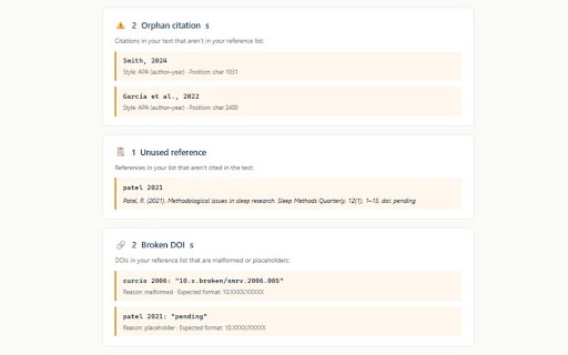 Citation Gap Finder screenshot