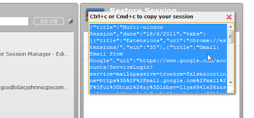 FreshStart - Cross Browser Session Manager screenshot