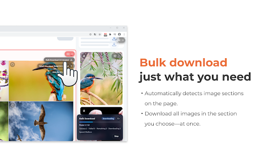 One-click image downloader - Grabit screenshot