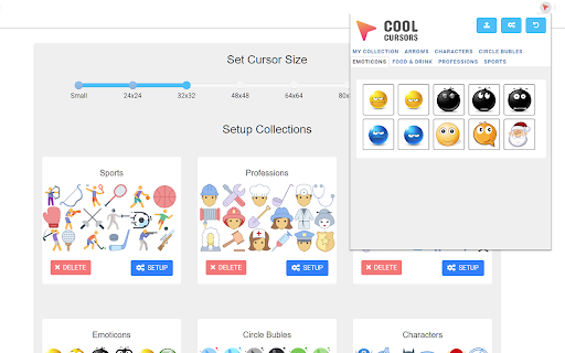 Cool Cursors for Chrome™ screenshot