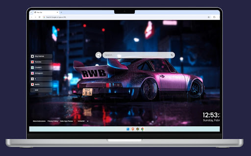 Porsche 911 Carrera Live Wallpaper screenshot