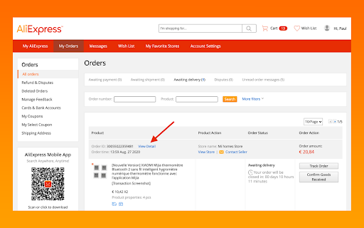 Alichrome - Free Invoice generator screenshot